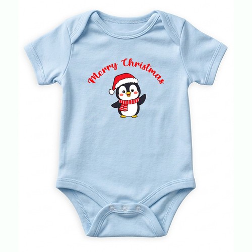 Merry christmas cute penguin - merry,