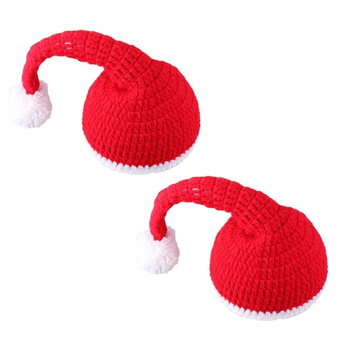 Durable red christmas hat - red, for