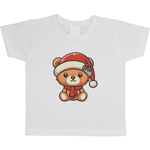 Baby teddy wearing - wearing, santa