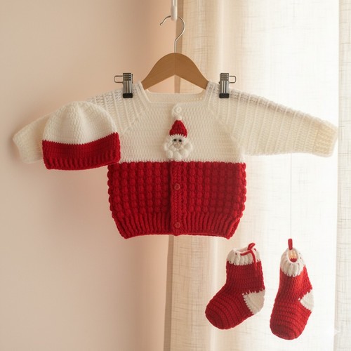Handmade baby christmas santa - handmade,
