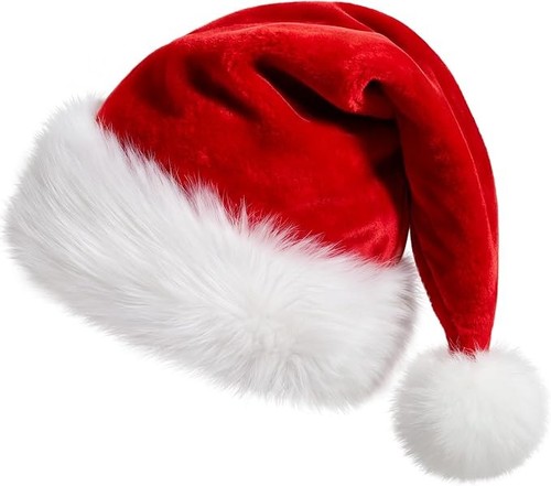 Christmas santa hat for adults - hat,