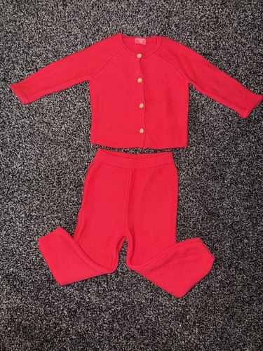 Santa baby knitted outfit - santa,