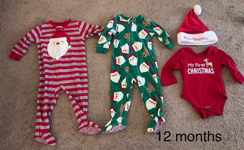 Christmas 4pc baby outfit - 4pc, set