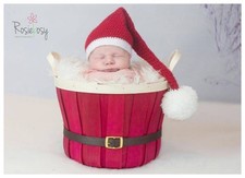 Handmade Newborn Baby Santa