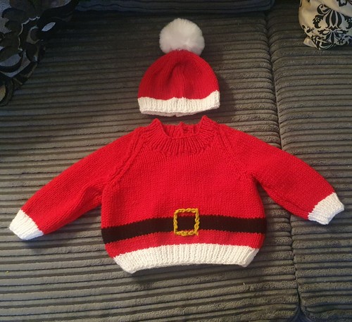 Cute baby santa jumper with - baby,
