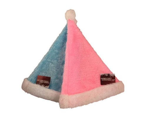 Blue santa hat - blue,