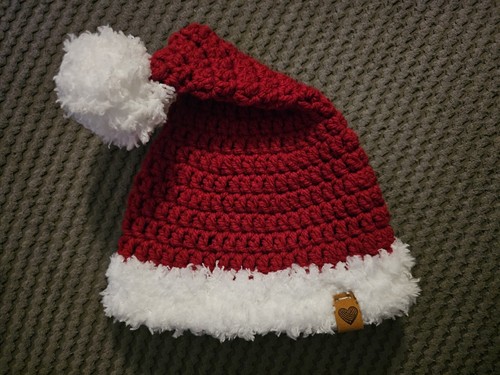 Baby santa hat - baby, 0-3months