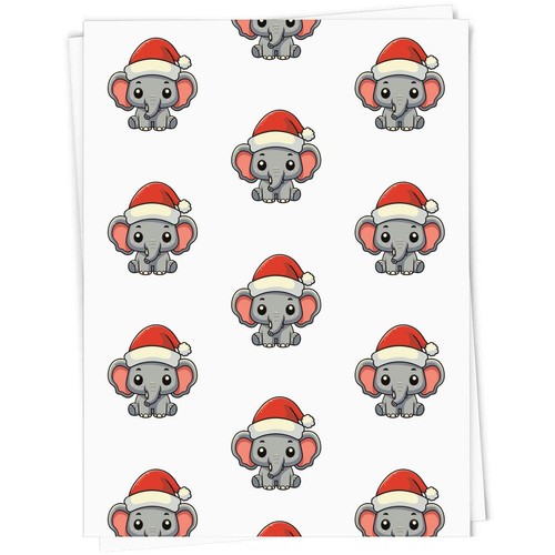 Baby elephant santa hat gift - hat',