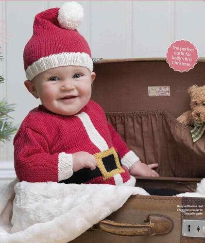 Knitting pattern baby santa - knitting,