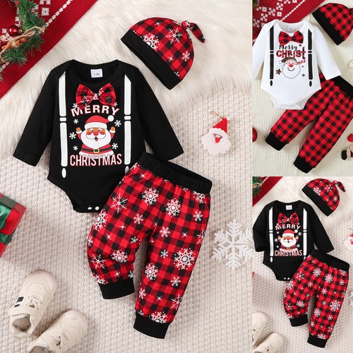 3pcs christmas newborn baby - 3pcs,