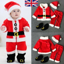 Baby Boy Girl Santa Claus