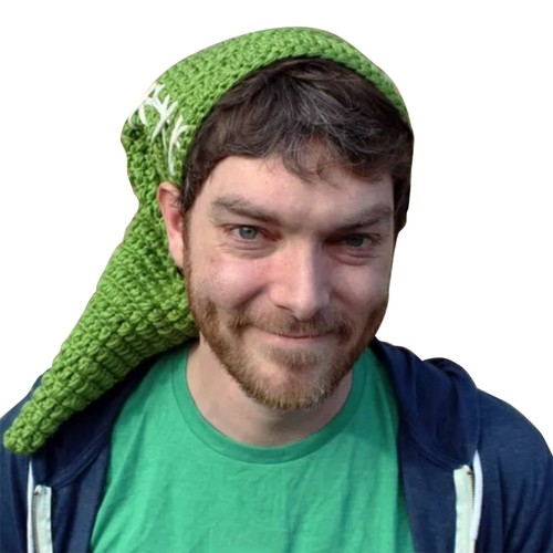 Christmas party hat - christmas, green